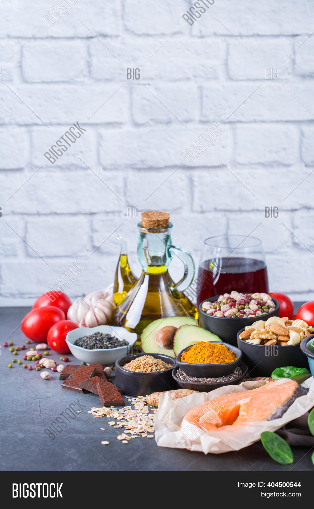 Healthy Food Low Image Photo Free Trial Bigstock