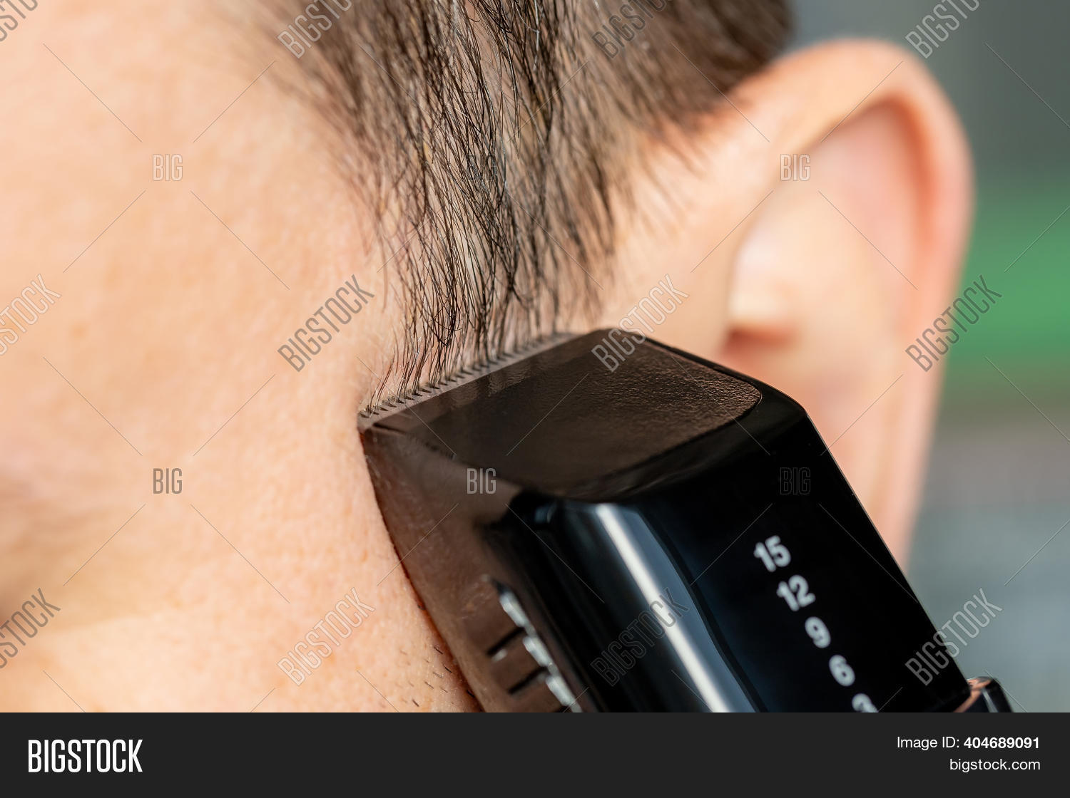 Clipper Trimming Hair Image & Photo (Free Trial) Bigstock