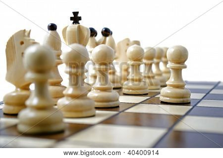 Schach, isoliert weiÃŸ