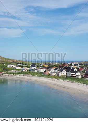 Bugøynes (pykeija) In Northern Norway. Arctic Ocean.