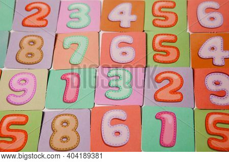 Background Of Numbers. Finance Data Concept. Matematic. Seamless Pattern With Numbers. Financial Cri