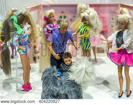 Darmstadt, Germany - September 16th 2020: A German Photographer Visiting Loop5, The Biggest Shopping