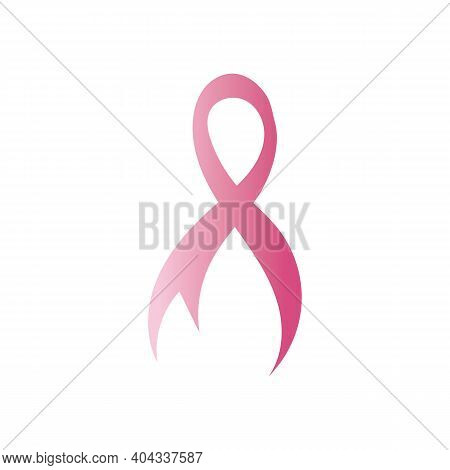 Breast Cancer Awareness Ribbon Vector Illustration