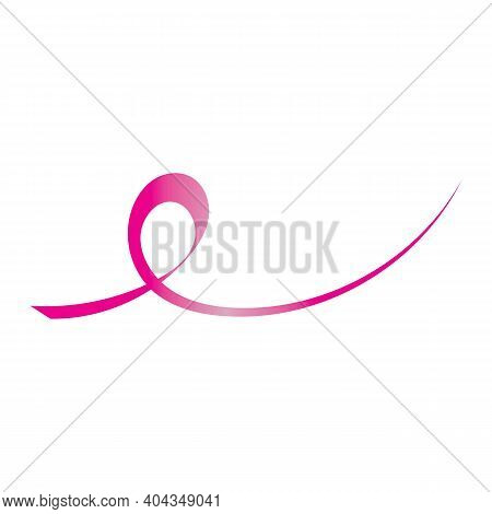 Breast Cancer Awareness Ribbon Vector Illustration