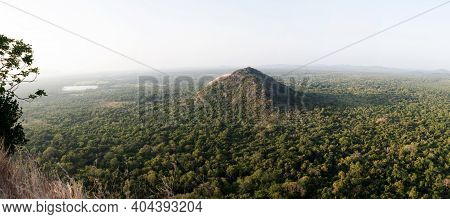 Panoramic View From Top Of Lion Rock At Sigiriya, In Sri Lanka