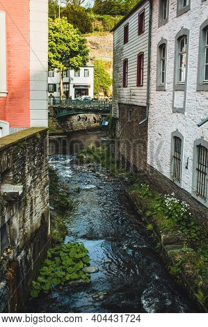 Monschau In Eifel Region. A Small Picturesque Town In Noth Rhine-westphalia, Germany