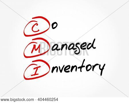Cmi - Co Managed Inventory Acronym, Business Concept Background