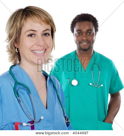 젊은 의사의 몇