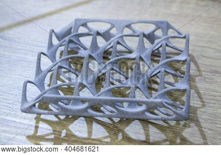 Object Printed On A Powder 3d Printer From Polyamide Powder