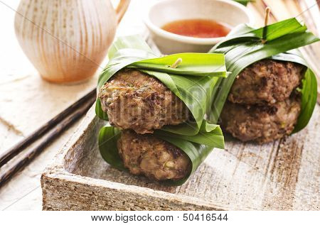meatballs with chili sauce