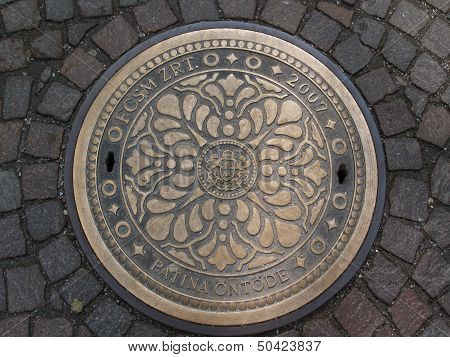 Cap of hatch on the street