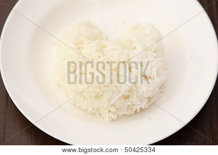 Rice Heart Shape
