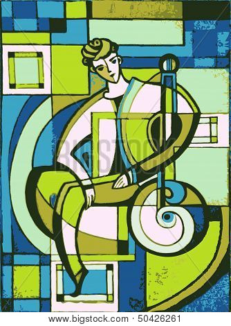 Man With Bandura