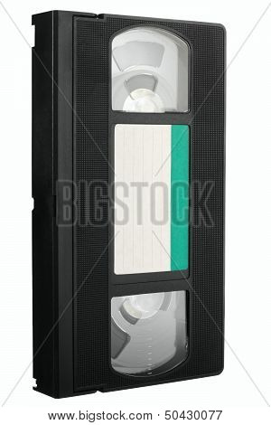 Old Video Tape With Empty Label
