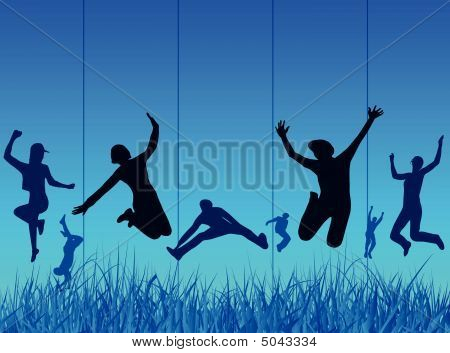 Happy People Vector