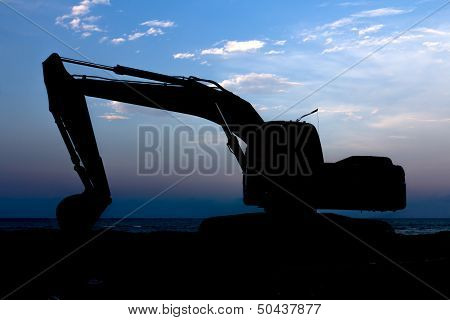 Excavator Silhouette