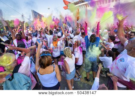 The Color Run 2013 In Milan, Italy