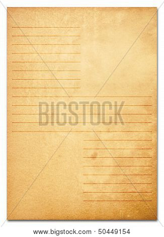 Old Paper Notes Background