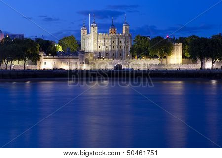 Tower Of London And The River Thames