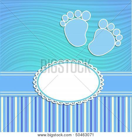 Card for newborn boy