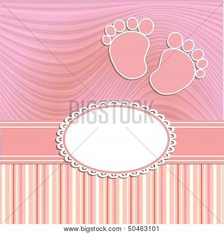 Card for newborn girl