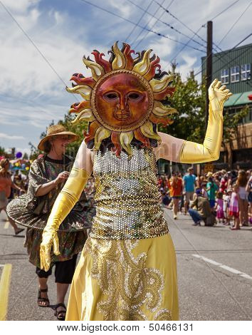 Sun Performer In Parade Ensemble