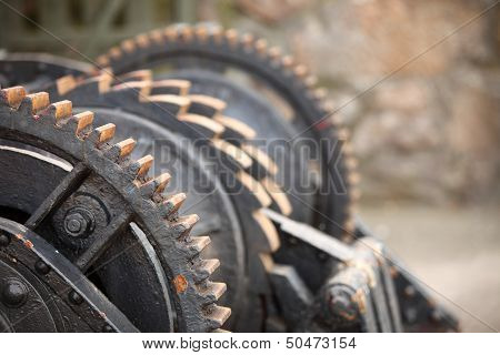 Steel Cog Wheels Metal Gears Mechanical Ratchets