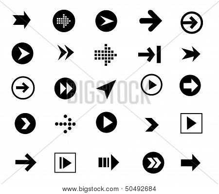 Arrow Sign Icon Set
