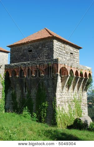 Ourém Castle (blue Sky Background)