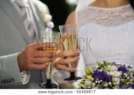 Wedding Champagne & Toast