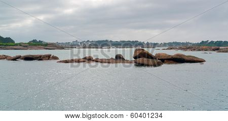 Coastal Scenery Around The Seven Islands