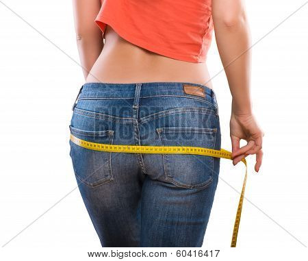 Weight Losing - Measuring Woman's Body