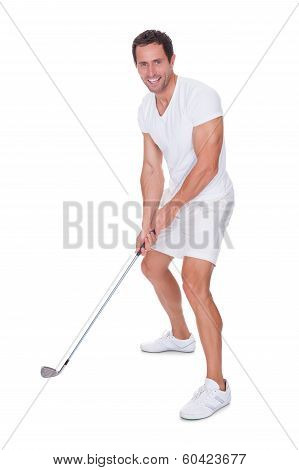 Golfer After Swing