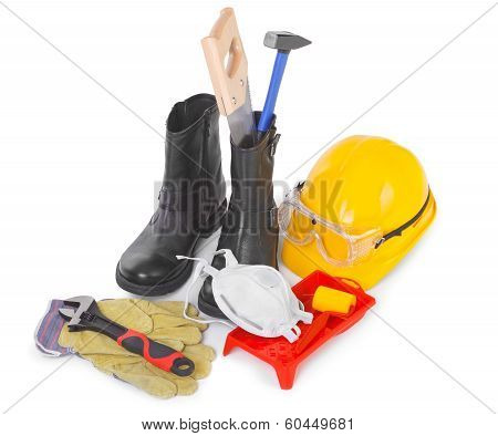 Repair Accessories On White