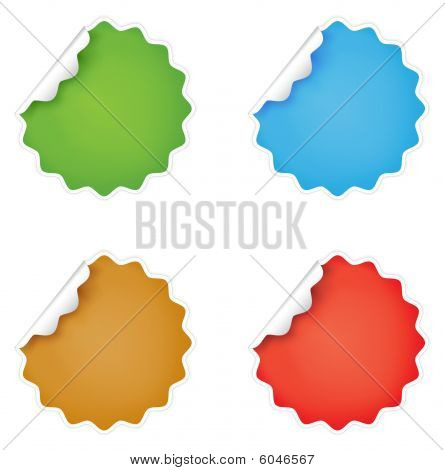 สติ๊กเกอร์แบบเวกเตอร์