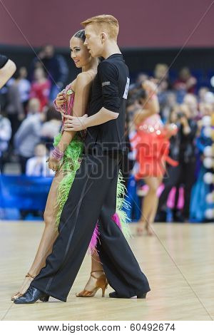 Minsk, Belarus, February, 9: WDSF Championship