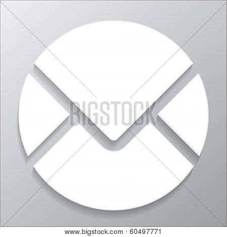 icon circle mail