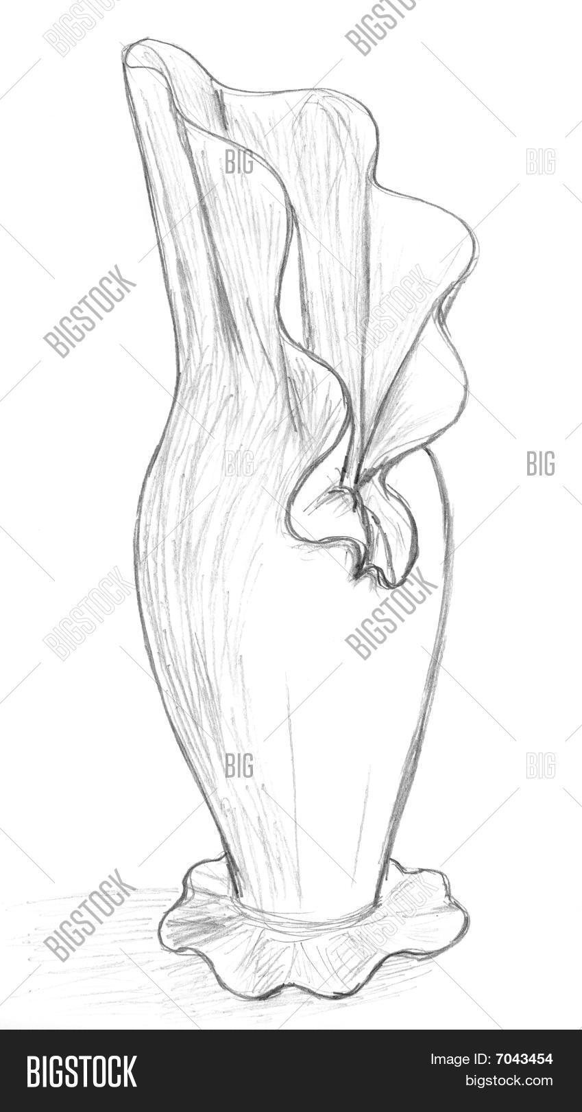 Original Vase Sketch Image & Photo (Free Trial) Bigstock