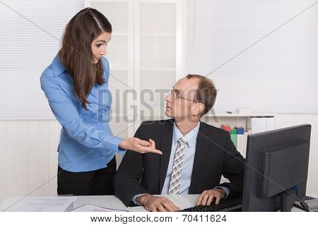 Gossip And Harassment Under Business People On Workplace - Critic, Chicane And Censure.