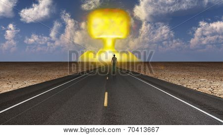 Man witnesses nuclear blast
