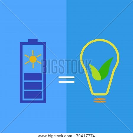 Solar battery as eco-friendly source of energy