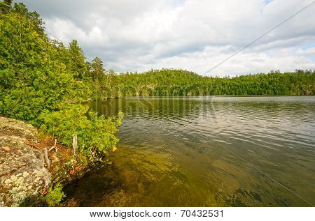 Evening Light On A Wilderness Lake