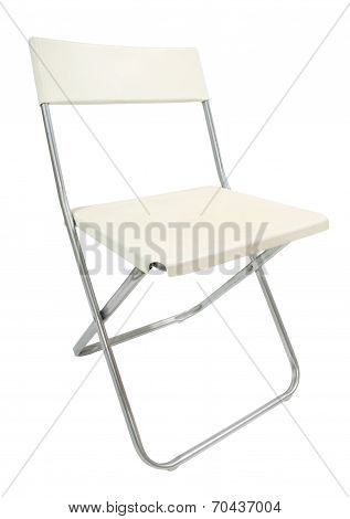 White Chair Isolated On White