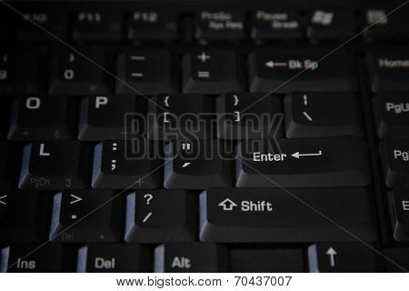 Enter Button On Keyboard.