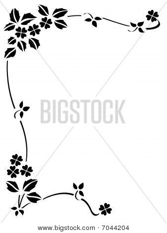 花のフレーム
