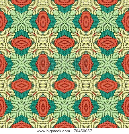 Seammless pattern with decorative ornament