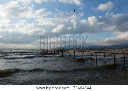pier on Lake Iznik