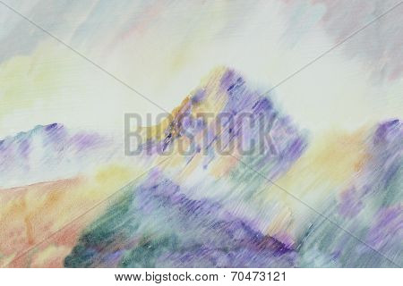 Cezanne Like Mountain