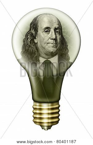 Benjamin Franklin Money Bulb