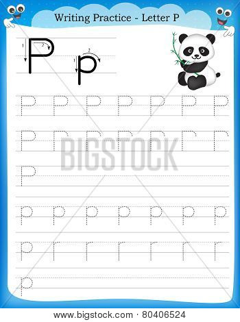Writing Practice Letter P